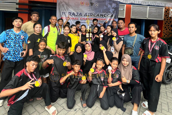 Atlet usia dini Padepokan Sumur Gumiling