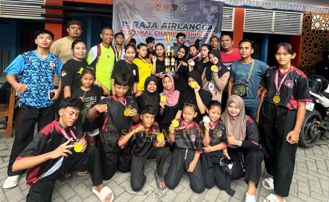 Atlet usia dini Padepokan Sumur Gumiling