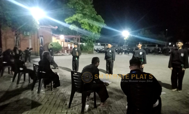 Ujian kenaikan sabuk siswa Ranting Kota